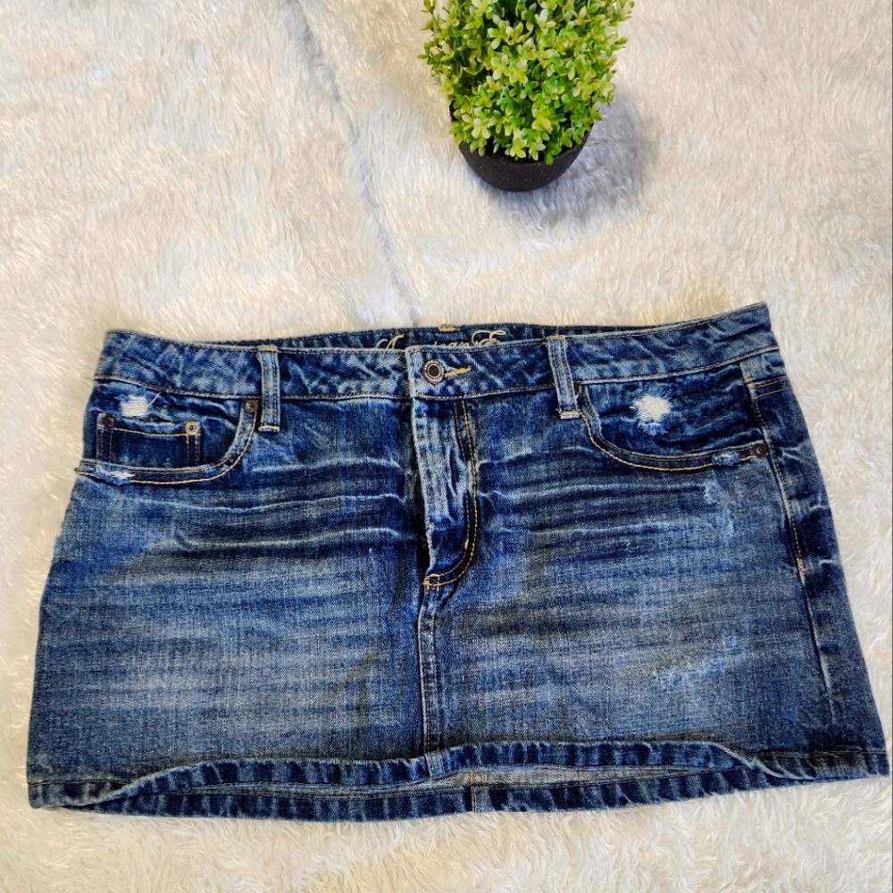 American Eagle Outfitters  Denim Skirt Women's Size 14